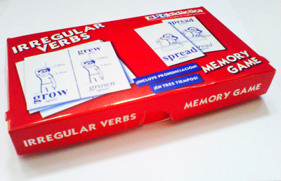 Imagen del juego de Irregular Verbs Memory Game